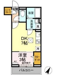 Aoiパレス溝の口の物件間取画像